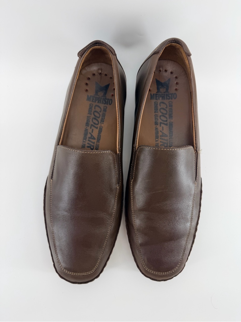 Mephisto Men’s Edlef Dark Brown Smooth Loafers - Picture 6 of 8